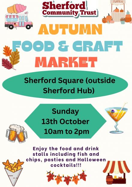 Autumn Food & Craft Market 13th October 2024