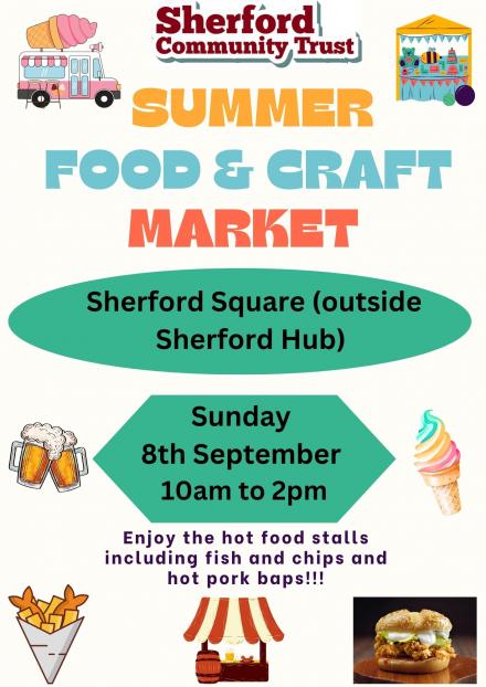 Food and Craft Market Sunday 8th September 2024